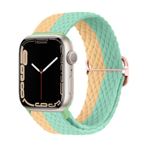 NEW Adjustable Braided Solo Loop For Apple Watch GY - Picture 1 of 3